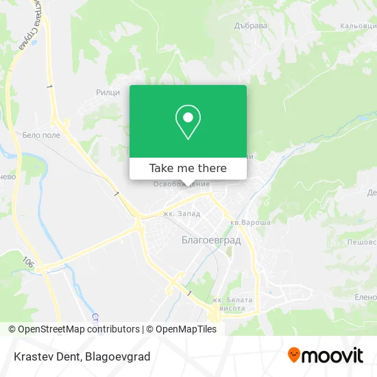 Карта Krastev Dent