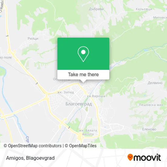 Карта Amigos
