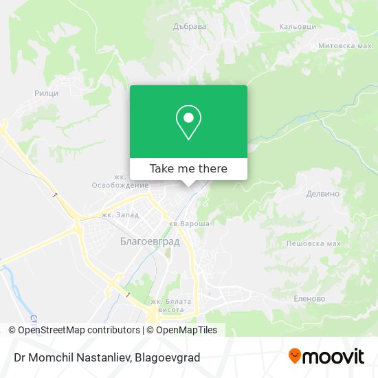 Dr Momchil Nastanliev map
