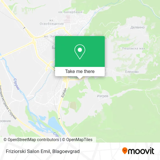 Карта Friziorski Salon Emil