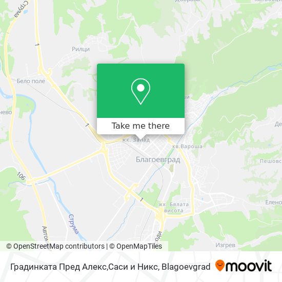 Градинката Пред Алекс,Саси и Никс map