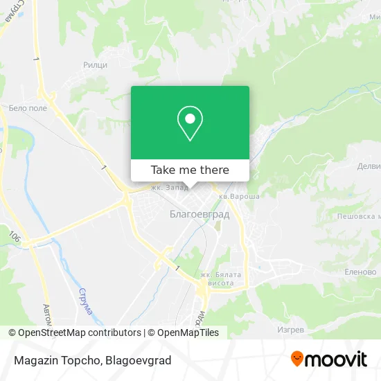 Карта Magazin Topcho