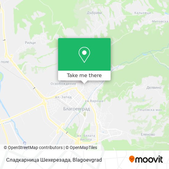 Сладкарница Шехерезада map