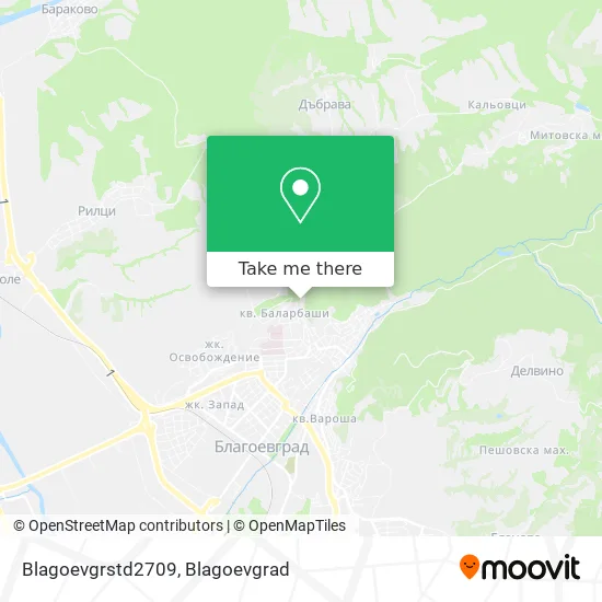 Карта Blagoevgrstd2709