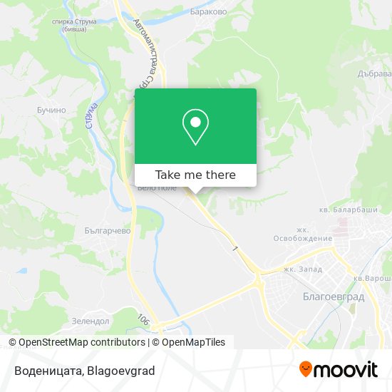 Воденицата map