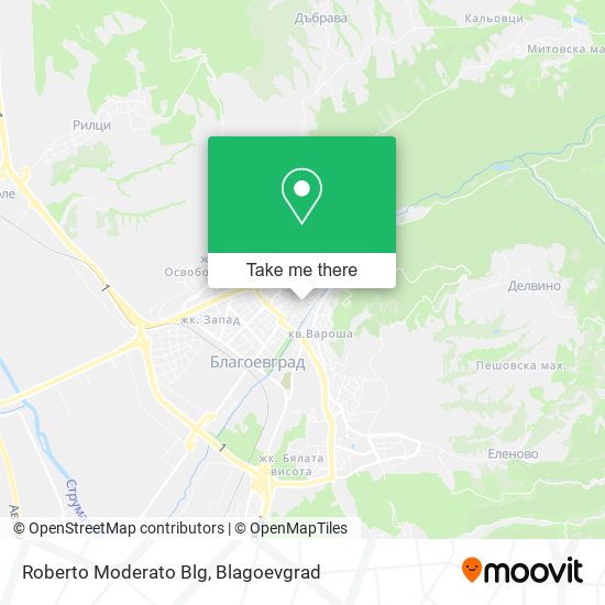 Roberto Moderato Blg map