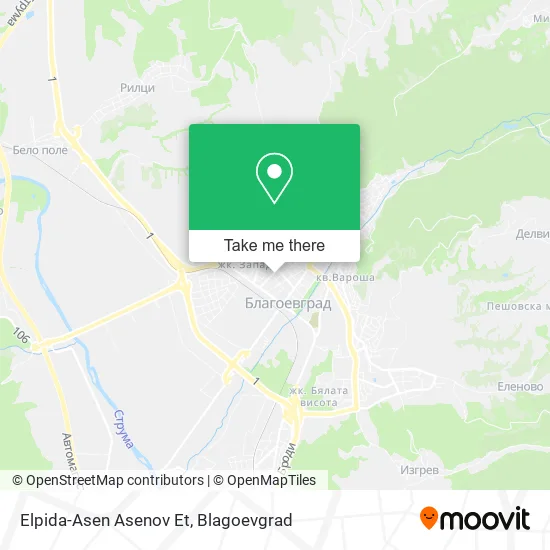 Карта Elpida-Asen Asenov Et