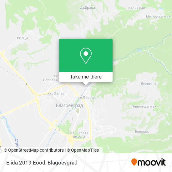 Карта Elida 2019 Eood