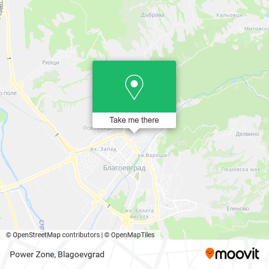 Карта Power Zone