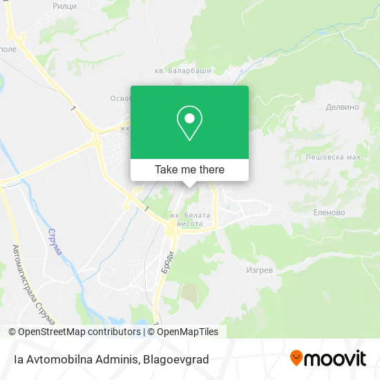 Карта Ia Avtomobilna Adminis