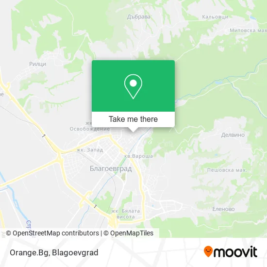 Карта Orange.Bg