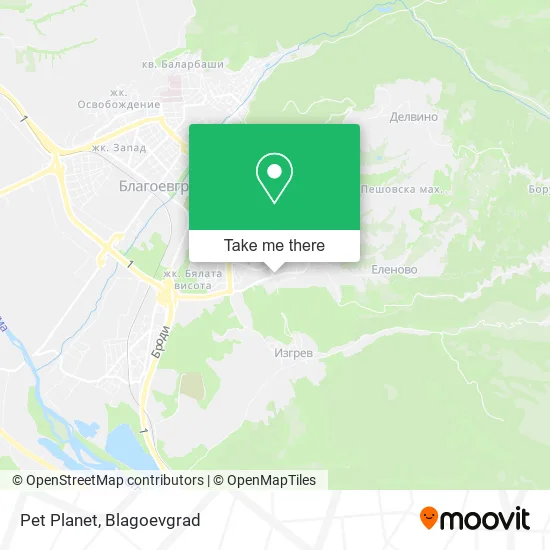 Карта Pet Planet