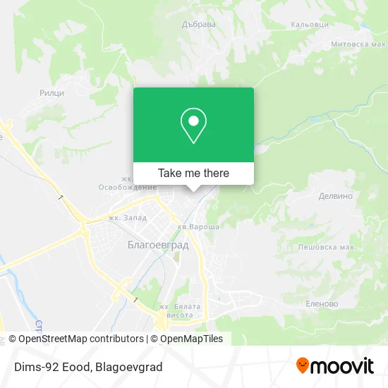 Карта Dims-92 Eood