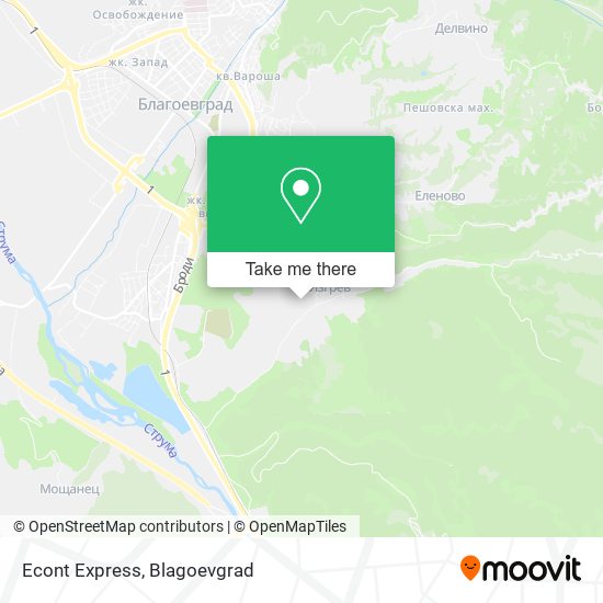 Карта Econt Express