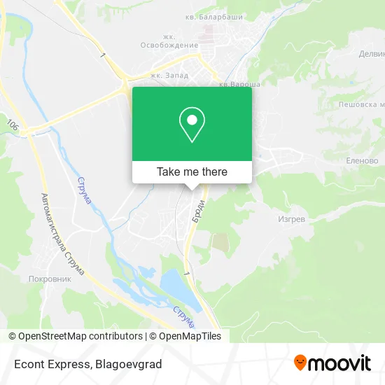 Карта Econt Express