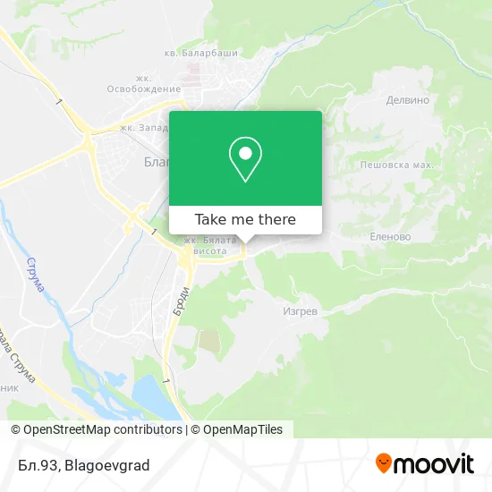 Карта Бл.93