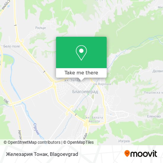 Железария Тонак map