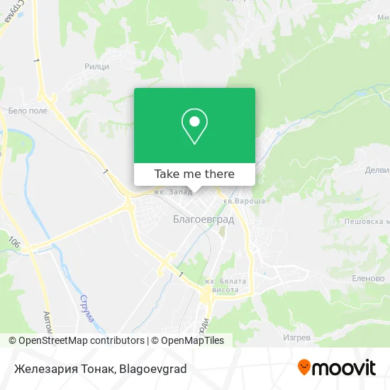 Карта Железария Тонак