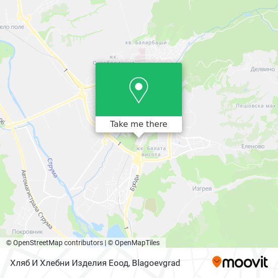 Карта Хляб И Хлебни Изделия Еоод