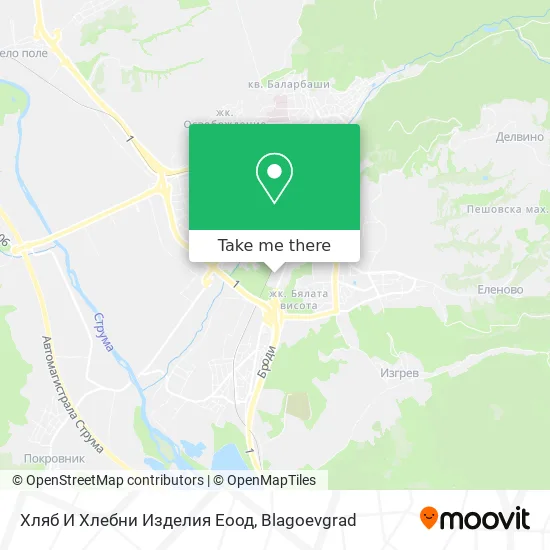 Карта Хляб И Хлебни Изделия Еоод