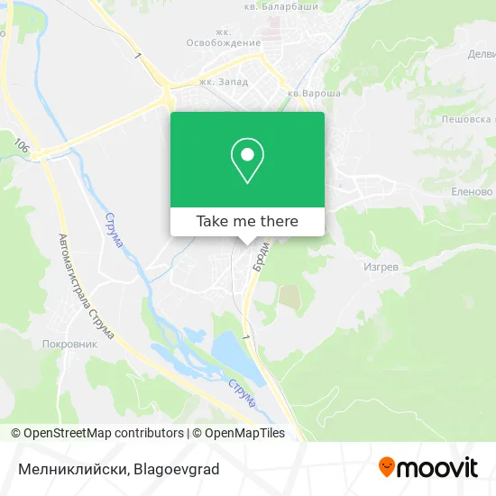 Карта Мелниклийски