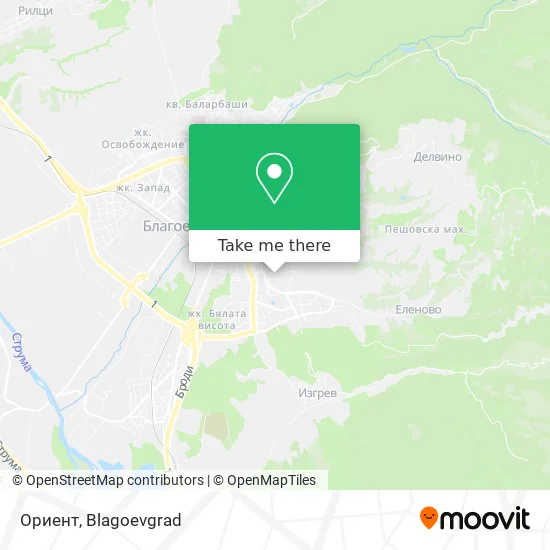 Карта Ориент
