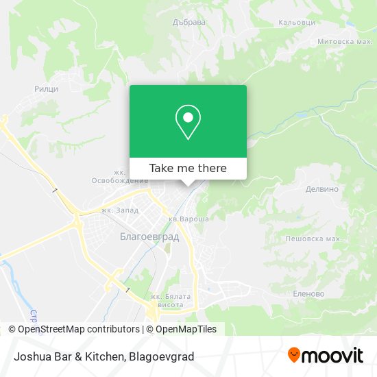 Joshua Bar & Kitchen map