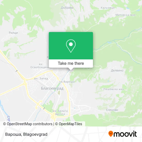 Карта Вароша
