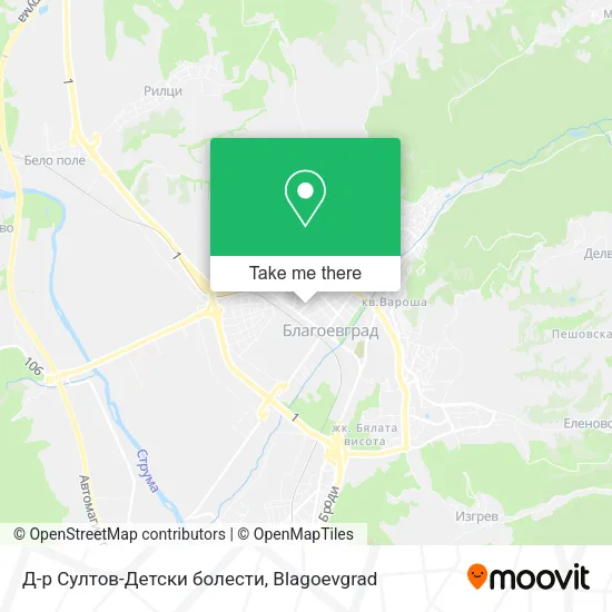 Карта Д-р Султов-Детски болести