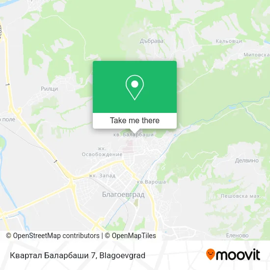 Карта Квартал Баларбаши 7