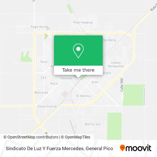 Mapa de Sindicato De Luz Y Fuerza Mercedes