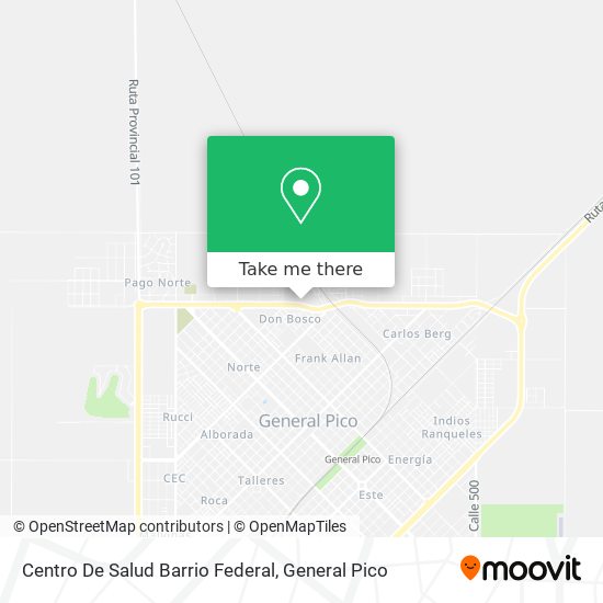 Centro De Salud Barrio Federal map