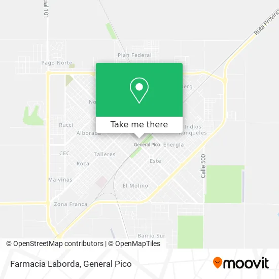Farmacia Laborda map