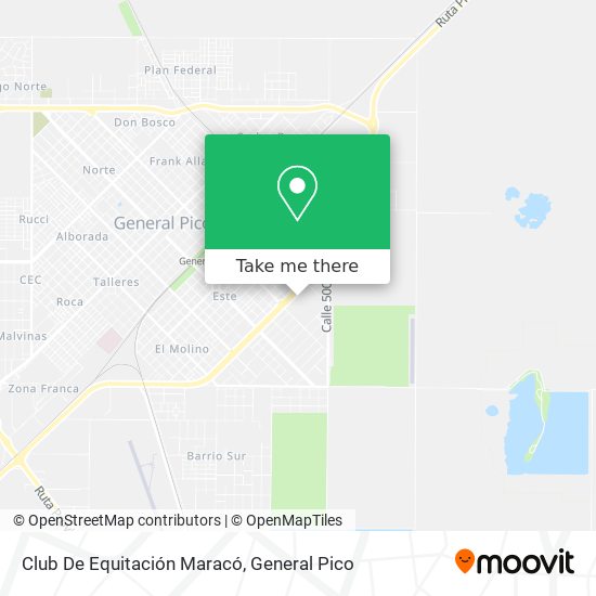 Club De Equitación Maracó map