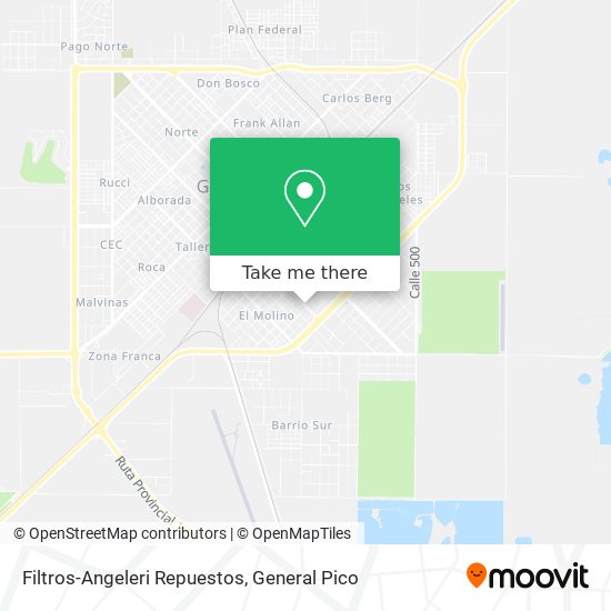 Mapa de Filtros-Angeleri Repuestos