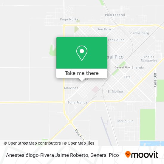 Mapa de Anestesiólogo-Rivera Jaime Roberto