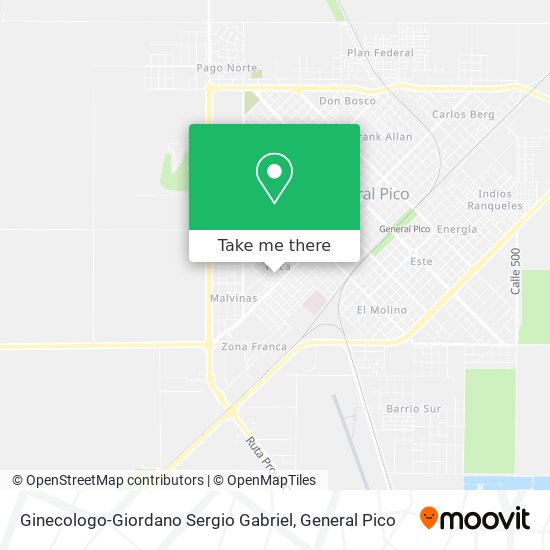 Ginecologo-Giordano Sergio Gabriel map