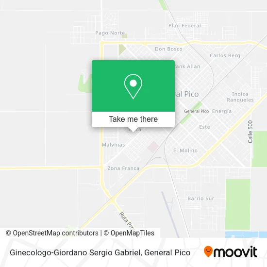 Mapa de Ginecologo-Giordano Sergio Gabriel