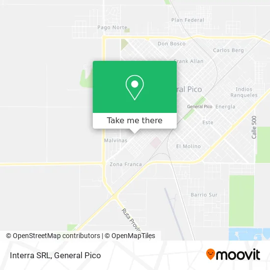 Interra SRL map