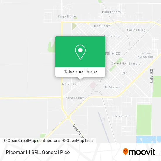 Picomar III SRL map