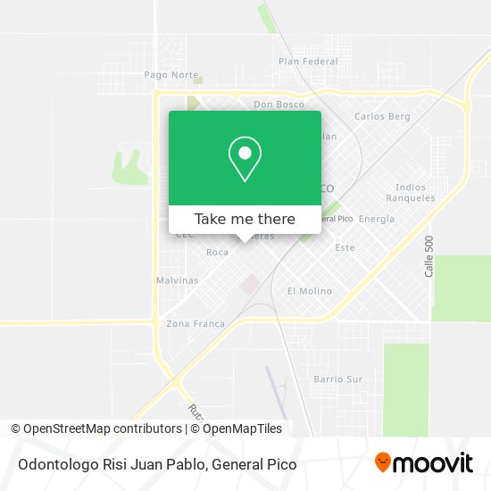 Odontologo Risi Juan Pablo map