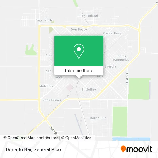 Donatto Bar map