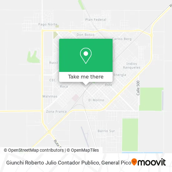 Giunchi Roberto Julio Contador Publico map