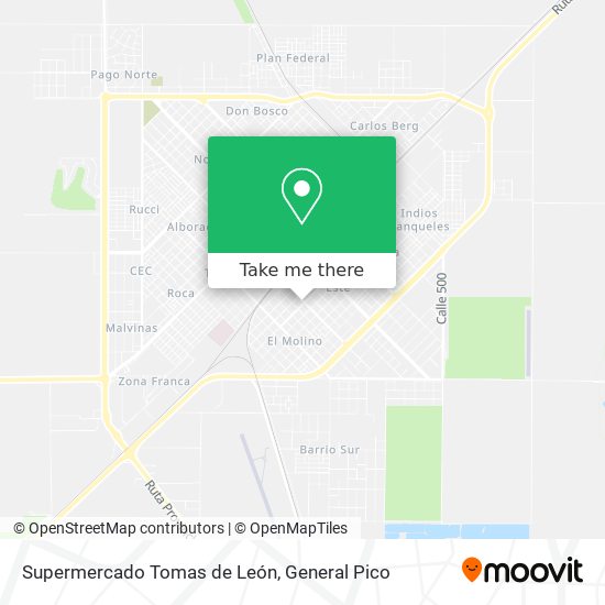 Supermercado Tomas de León map