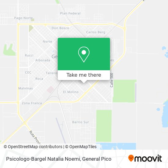 Psicologo-Bargel Natalia Noemi map