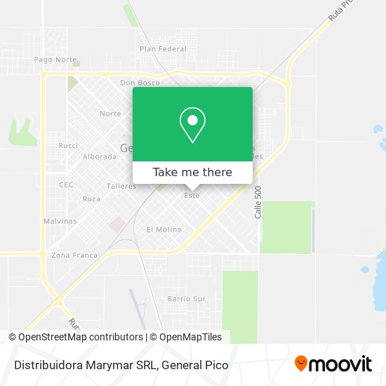 Distribuidora Marymar SRL map