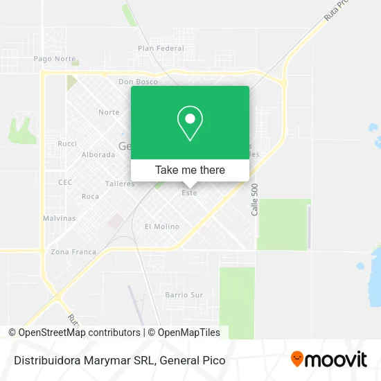 Distribuidora Marymar SRL map