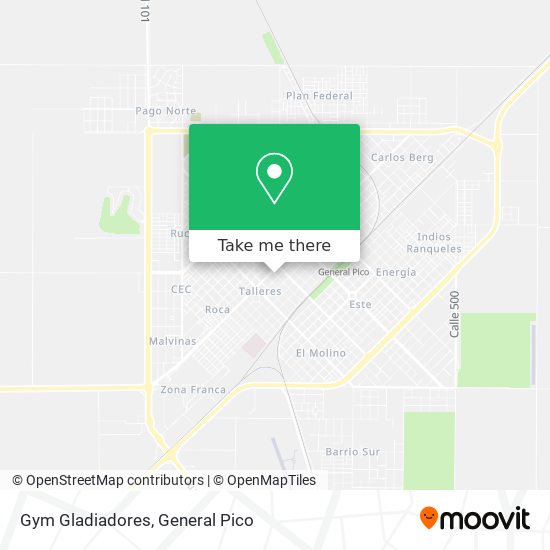 Gym Gladiadores map