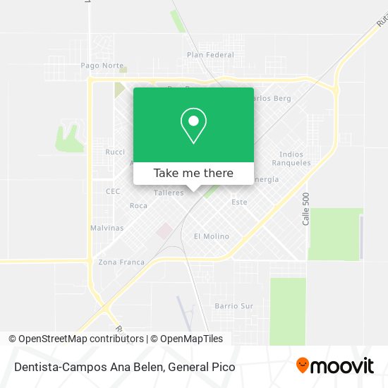 Dentista-Campos Ana Belen map