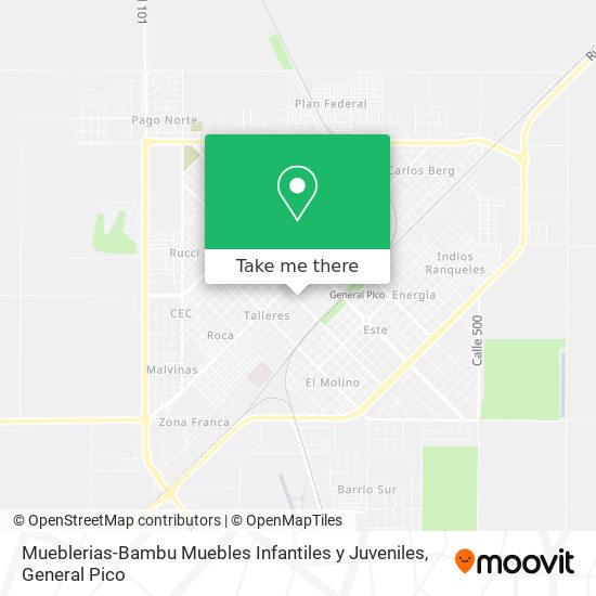 Mueblerias-Bambu Muebles Infantiles y Juveniles map